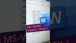 🔥🚩MS-Word Hidden Hacks | MS-Word Tips & Tricks #shorts #ytviral #computer #words
