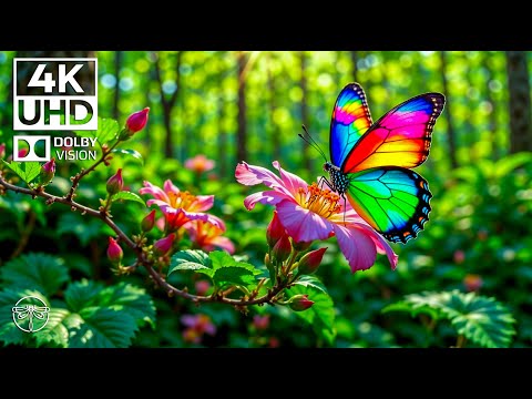 Wings of Serenity 4K 🦋🎹  Relaxing Piano and Gentle Butterfly Dance in Nature’s Heart