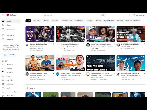 Je clone l'interface de youtube avec le framework NextJS