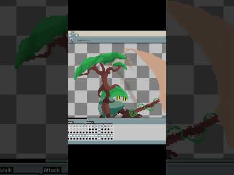 Tree-Guard-Attack #gamedev #pixelart #art #2dart #timelapse #gamedesign #indiedev #animation