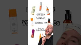 RATING VITAMIN C SERUMS!😱 (follow for more!💗) #skincare #skincareroutine #beauty #vitaminc #skin