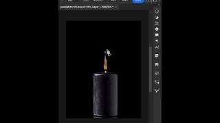 How to Create a Realistic Flickering Candle Flame Effect Easily Using Photoshop 2025