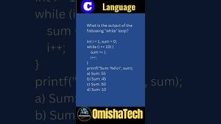 C programming | looping #shorts #viral #ytshorts #omishatech #cprogramming