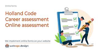 Holland Code, Career test, Online assessment