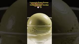 Irresistible Seconds of Dubai Chocolate Sundae ASMR 🍨✨ | Trader Joe’s Pistachio Gelato #shorts
