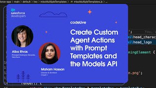codeLive: Custom Agent Actions with Prompt Templates and the Models API
