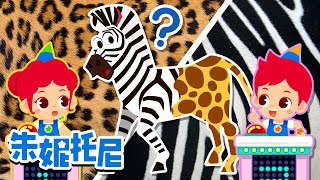 动物花纹小问答❓| 动物儿歌 | 趣味探索 | 动物知识小问答 | 朱妮托尼儿歌 | Kids Song in Chinese | 兒歌童謠 | 卡通動畫 | 朱妮托尼童話故事 | JunyTony