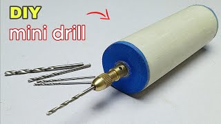 How To Make Powerful Mini Drill Machine From PVC Pipe At Home