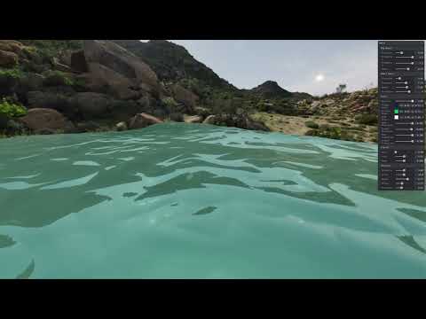 Demo of Realistic Water Shader with Three.js