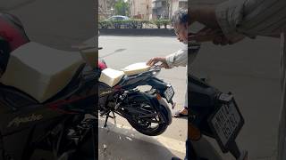 Apache RTR 200 4v seat modification #apachertr2004v #seatmodification #seatmaker @pawarseatcovers