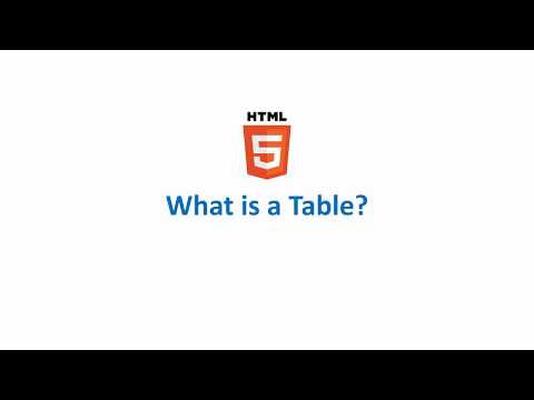What is a Table?
