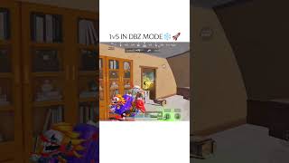 1v5 CLUTCH IN DBZ MODE❄️🚀 #shorts #youtubeshorts