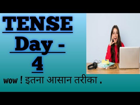 Present continuous tense.