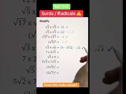 Surds / Radicals