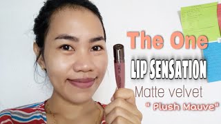 Review LIP SENSATION MATTE VELVET "Plush Mauve"