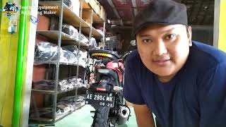 📦 Side Box Pannier dari JavaTech Terpasang Mantap di unit All New Vixion.