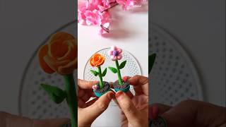 Easy & Cute 🌱🪴 #miniplanter #clay #diycrafts #miniature#clayart  #easydiy  #shorts ‎@CraftbyButool 