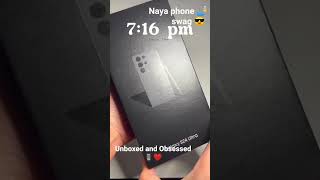 "Unboxing the newest addition to my tech family📱