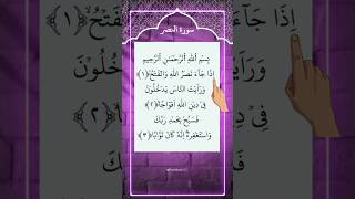 Surah An-Nasr | Heartfelt Recitation #egzonibrahimi #quranrecitation #shortsfeed #shorts