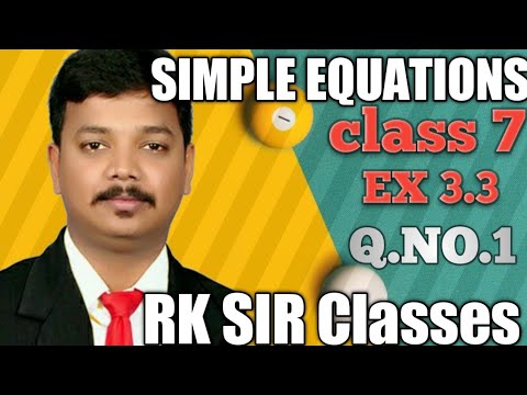SIMPLE EQUATIONS CLASS 7#maths#AP SCERT