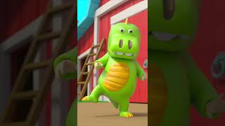 Is that a dinosaur? 🦖 Wait it's Grandma! 👵 #shorts #lellobee | Dino Dance Nursery Rhyme for Babies