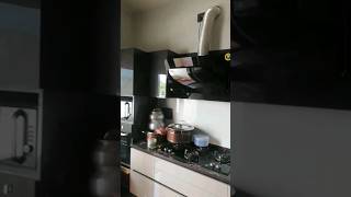 modular kitchen pantry chimney hob #shortvideo