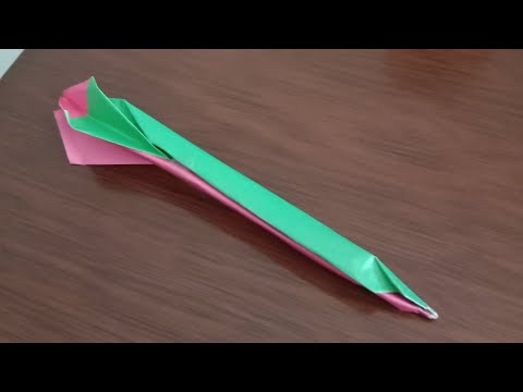 how to make the easiest origami missile!