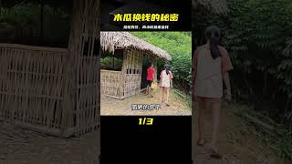 拾荒男孩上山下山兩個小時，就為了收獲木瓜換錢 #荒野求生 #荒野独居 #求生挑战 #生存挑战 #荒野
