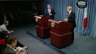 Press Briefing with SecDef Ash Carter and French DM Jean-Yves Le Drian - 7/6/2015