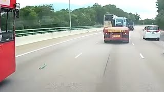 車CAM直擊 - 好彩舊鐵無落西姐😂 成條鐵係車底飛出嚟