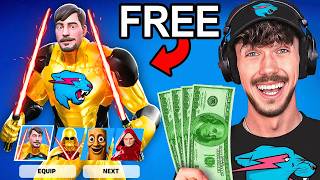 I Pretended To Be MrBeast To Get Free Skins!