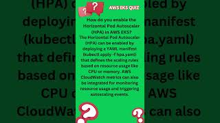 #AWS #EKS #quiz #subscribe #DevOps #Interview #CheckPlaylists