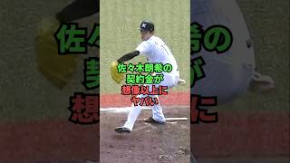 佐々木朗希の契約金が想像以上にヤバい
