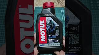 MOTUL Scooter Engine Oil |4 Stroke|Engine Oil|LE|4T|10W-30|800 ML|Engine Oil|MineralEngine Oil|MOTUL