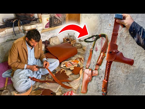 Wonderful Making Process of Handmade Leather Pistol Holster | Leather To Holster Production