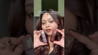 Difference b/w Coffee date & Mascara tear from Maybelline Teddy tints range!🤎✨ #lipstick #shorts