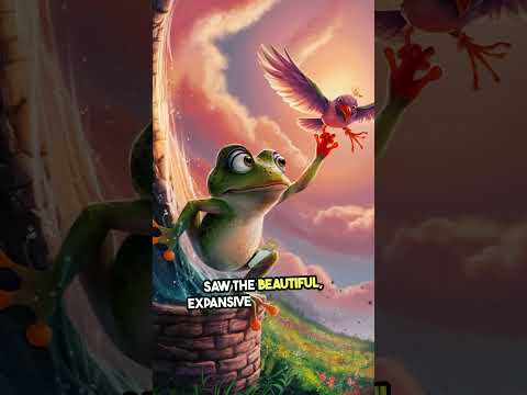 🌟 The Wise Frog's Journey: Discover the World Beyond Your Comfort Zone! 🐸✨ #ExploreMore #LifeLesson