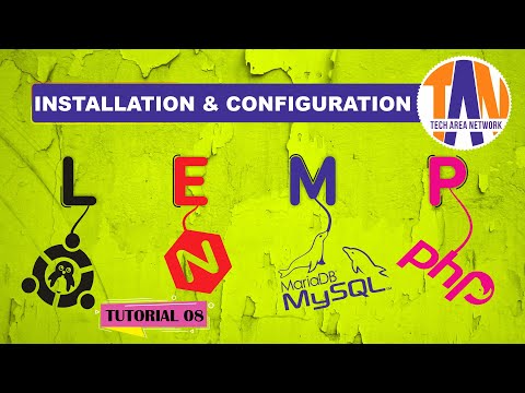 Ubuntu 18.04 Install NGINX, MariaDB-MySQL and PHP (LEMP stack) [WEB SERVER 08]