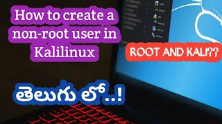 How to create root user in Kalilinux || linux in Telugu||Linux basics in telugu