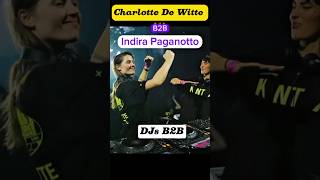 Hypnotic & Heavy One Deck: Techno Music Energy DJs Indira Paganotto B2B Charlotte De Witte Live #djs