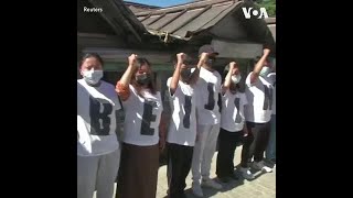 流亡印度藏人抗议北京举办冬奥会