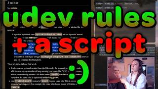Automating a task I do every day (udev, scripting)