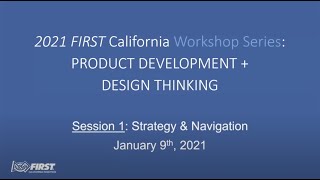 STRATEGY & NAVIGATION: Session #1 of Product Development + Design Thinking workshop series
