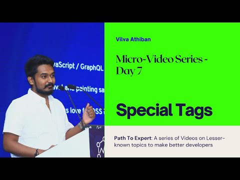 Special Tags for Google - SEO - PathToExpert - Advanced Web Development - Vilva Athiban