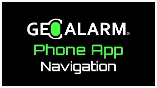GeoAlarm App: Basic User Navigation on Android and iPhone