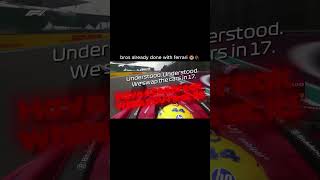 bros done 😭🥀 #f1 #ferrari #miamigp #shorts