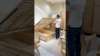 高箱实木床，为你的家庭节约更多的空间，储物更加方便。 #homedecor #furniture #实木高箱床 #bed #bedroom #bestluxury #bedroomdesign