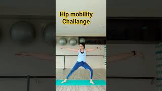 Hip Mobility Challenge. #pilates #hipexercises #pilatesfit