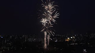 【4K】天神祭り 船渡御と奉納花火 2018
