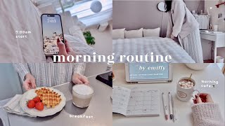 7:00amに起きる休日モーニングルーティン｜冬の朝の習慣⛄️📝 休日の家事､自分磨き､お出かけ準備🏃‍♀️